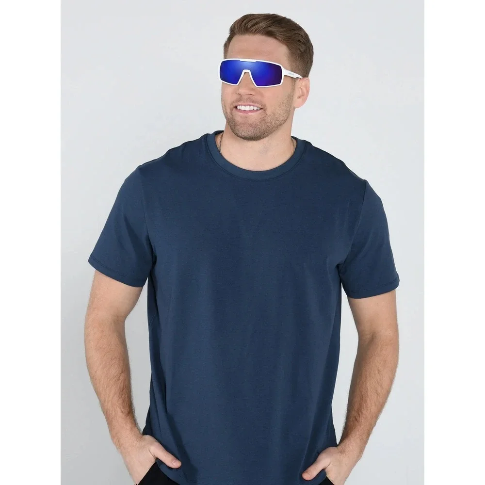Panama Jack x Foster Grant White Surf Shield Wrap Sunglasses UVA-UVB‎ SS10